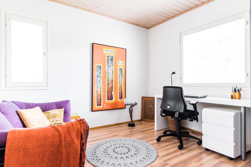 Kodin valaistus työhuoneessa (Tulustie 2)